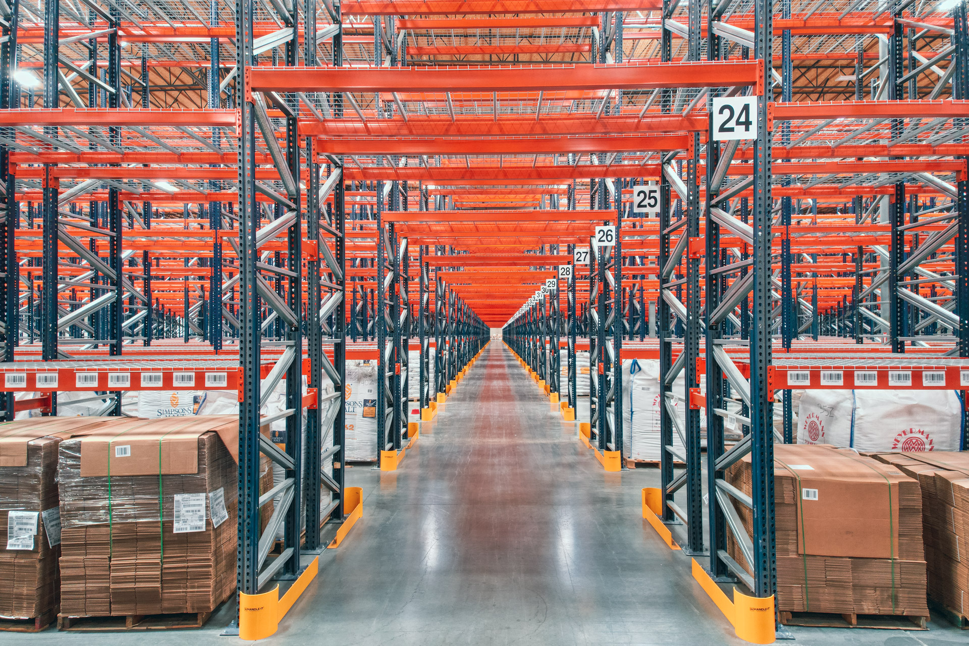 Industrial pallet racking installation in Eagan Minnesota warehouse